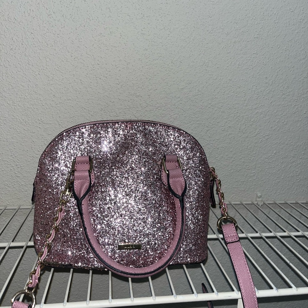 Aldo Sparkling Pink Glitter Handbag